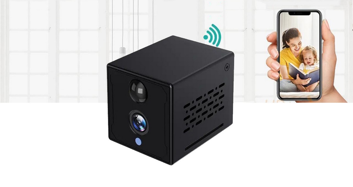 FULL HD WiFi 24/7 mini 140° hidden camera spy