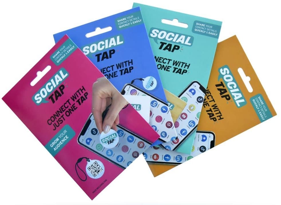 social tap electronic business card