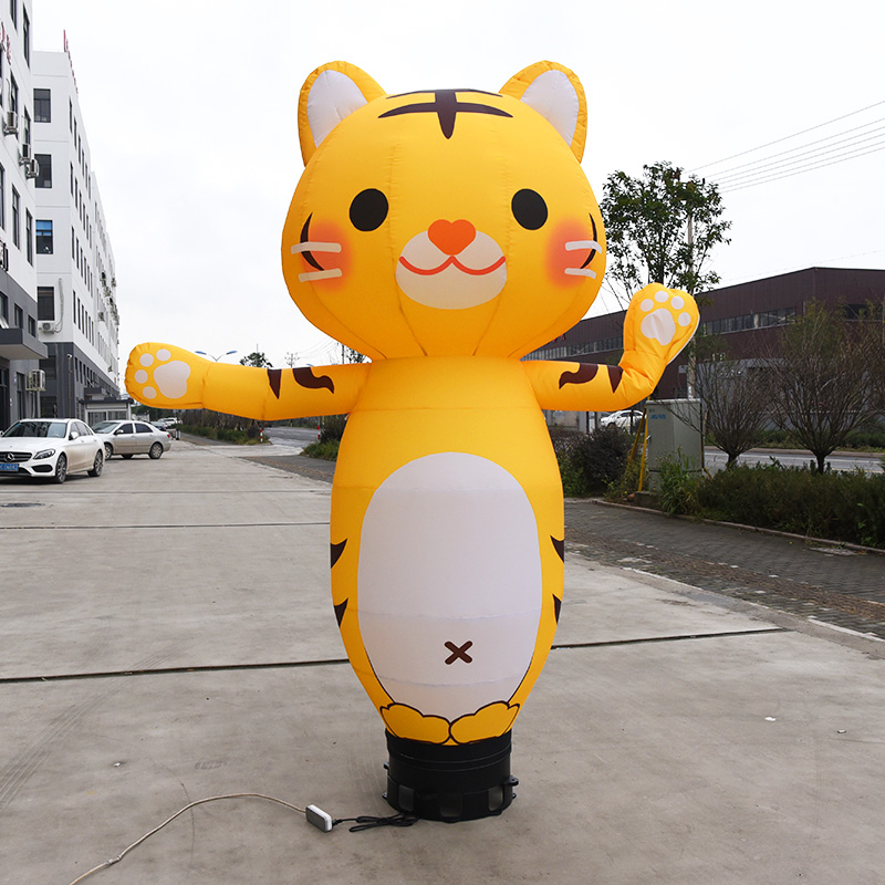 air dancer - dancing advertising figure ng isang inflatable cat sky baloon