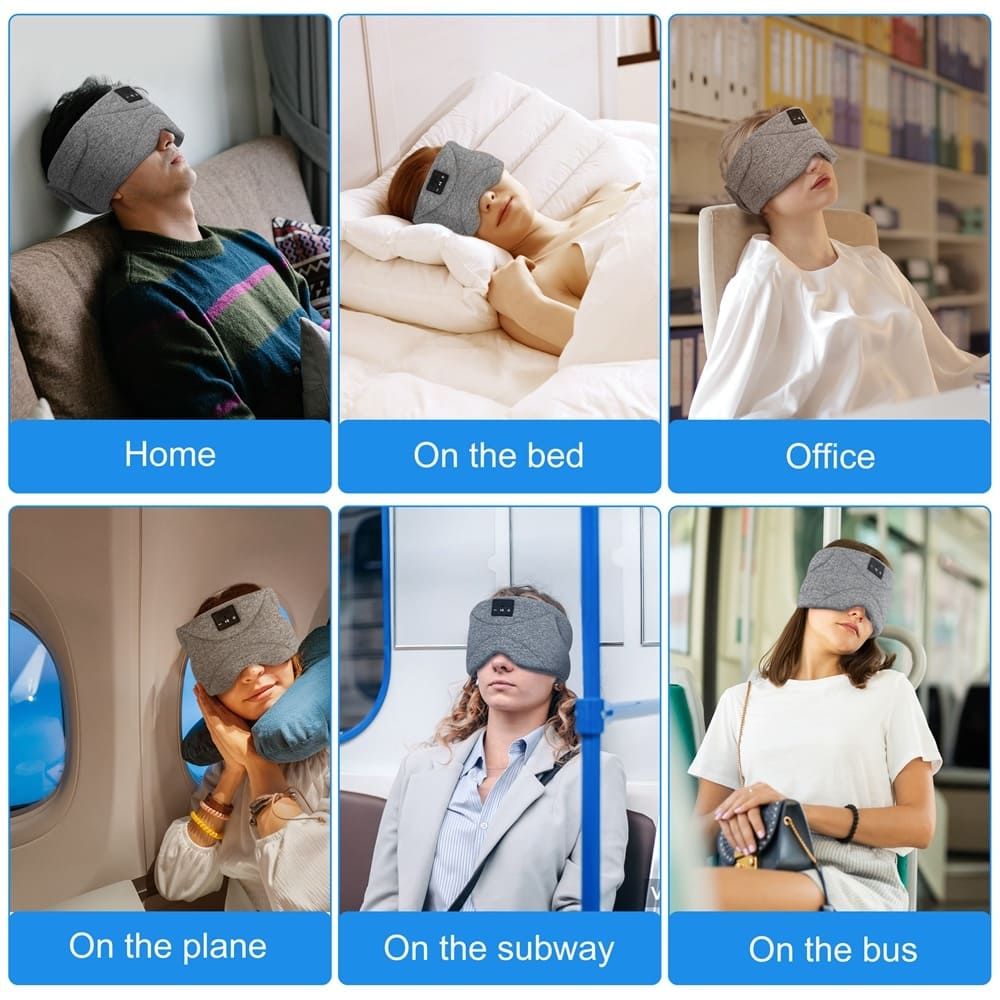 sleeping mask na may mga speaker para sa mobile smartphone sleep mask