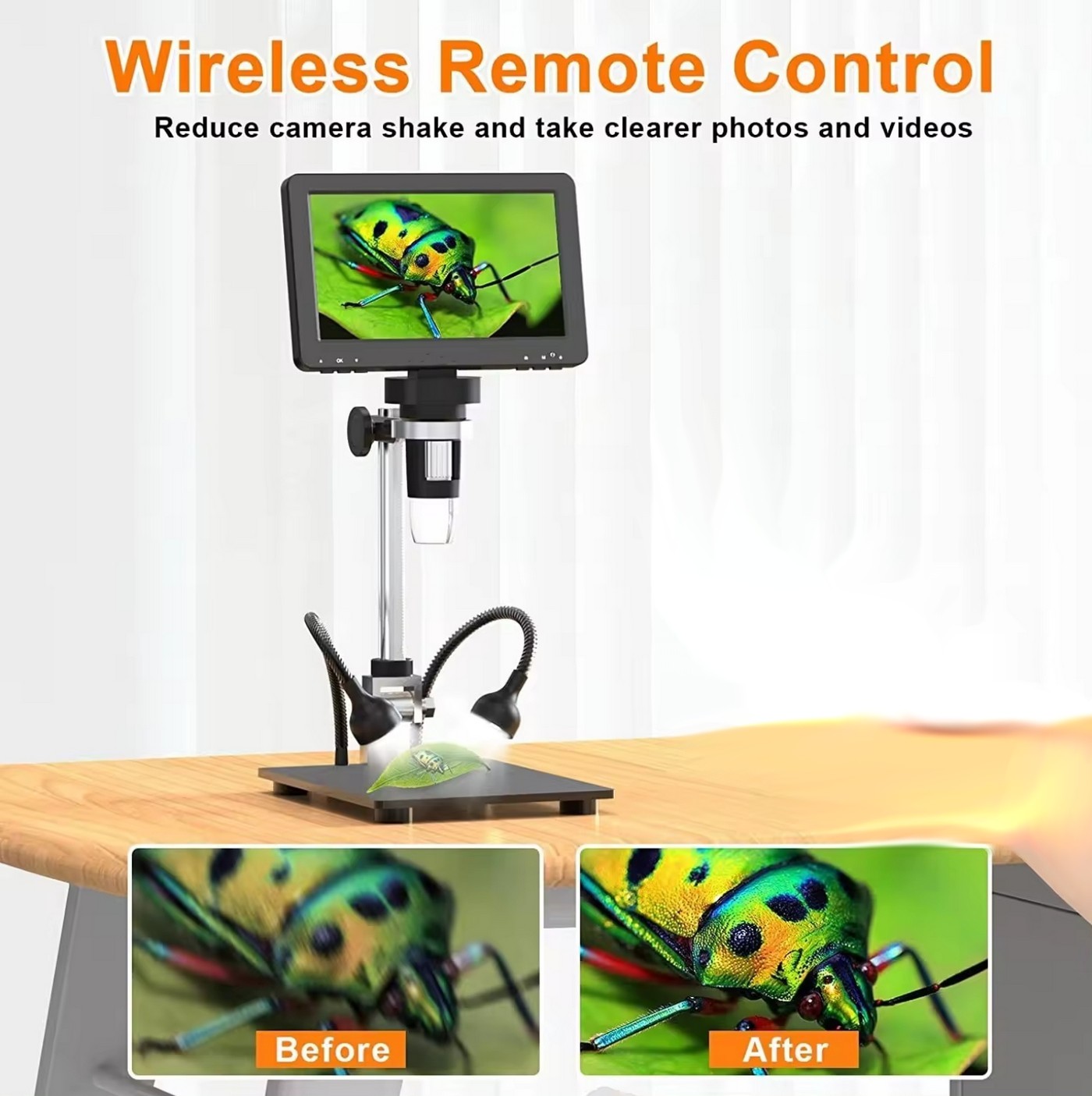 wireless portable digital microscope para sa pc