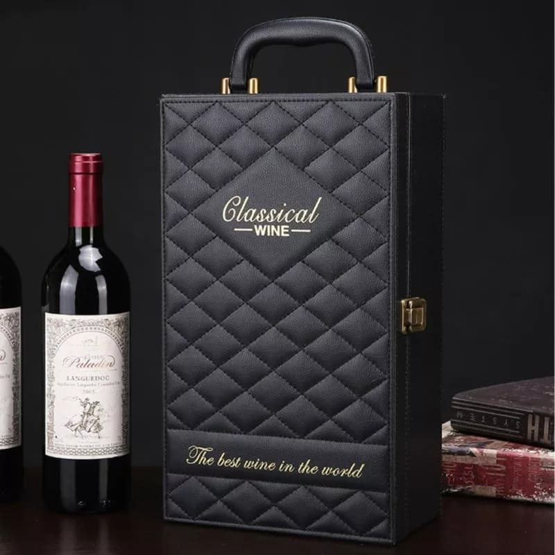 eleganteng wine box na mga basket ng regalo