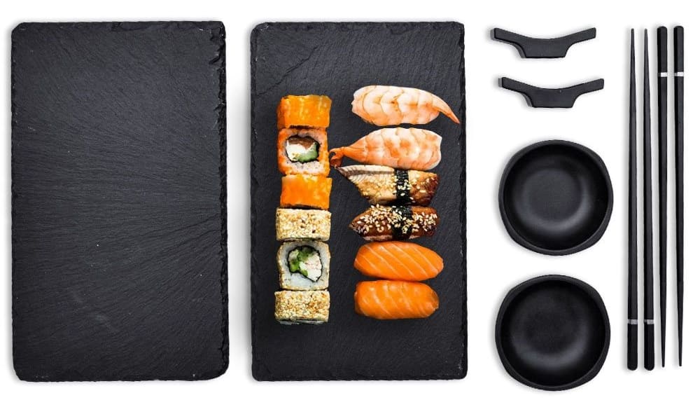 sushi serving set kit para sa paggawa para sa 2 tao