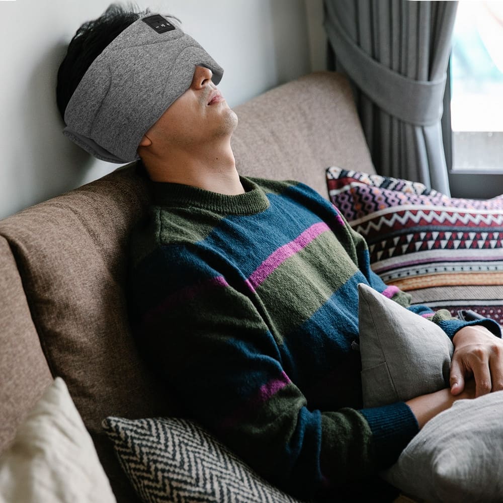 Sleeping headphones eye mask laban sa ingay para sa kalidad ng pagtulog