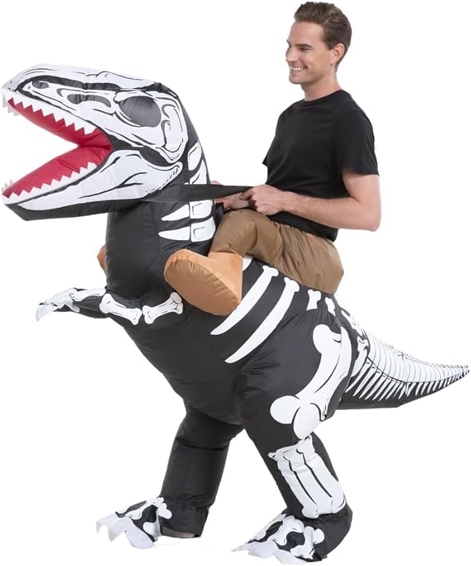 Dinosaur - balangkas tulad ng inflatable costume suit na may fan para sa Halloween