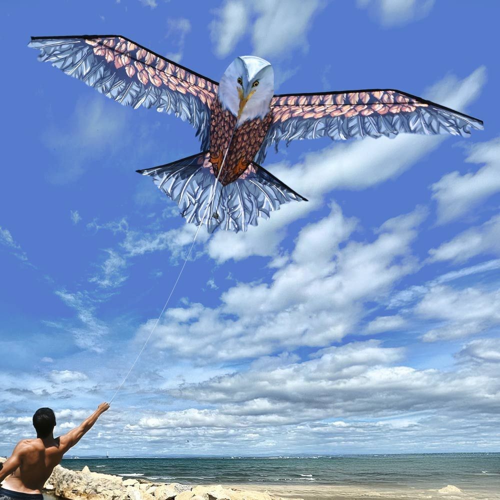 3D flying kite eagle para sa mga bata na lumilipad na agila