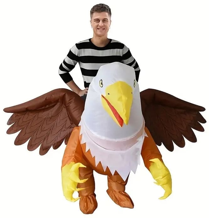 Inflatable costume Eagle - Halloween carnival suit na may fan