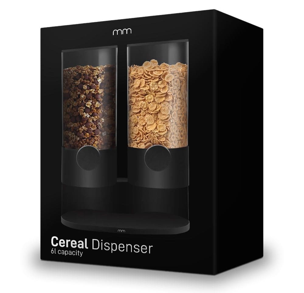 Mga garapon ng cereal - Organizer (may hawak) para sa muesli at corn flakes 6l