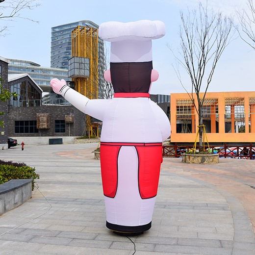 chef inflatable advertising dancing guy man - air baloon sky dancer