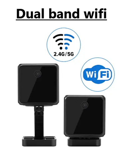 camera na may wifi dual band 2,4 o 5 ghz mini security